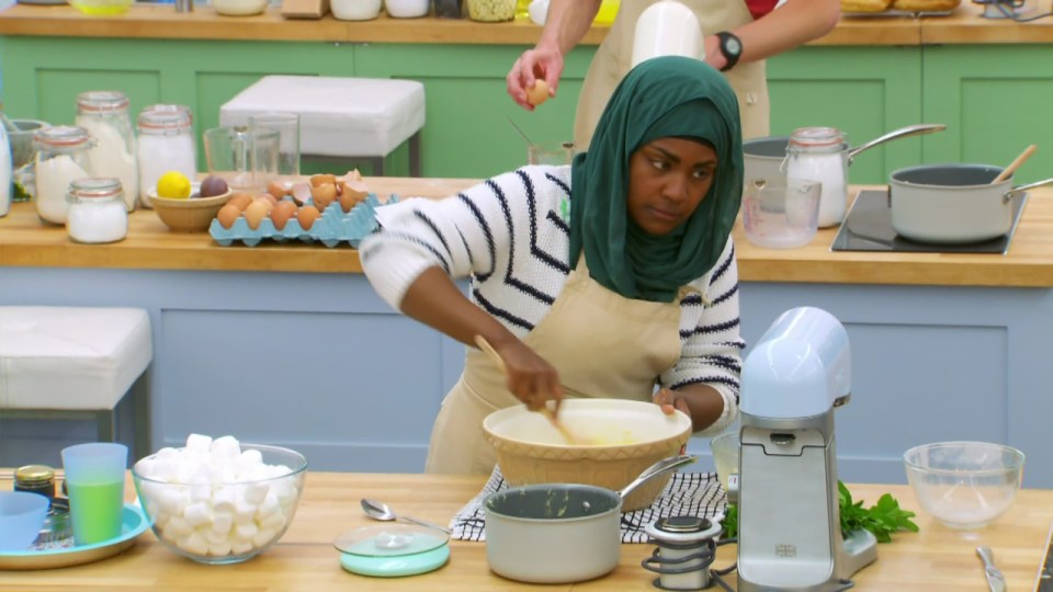 Nadyia won the sixth series of The Great British Bake Off 