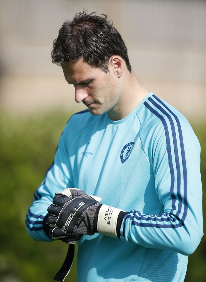 Asmir Begovic has struggled for game time since his £8m move from Stoke