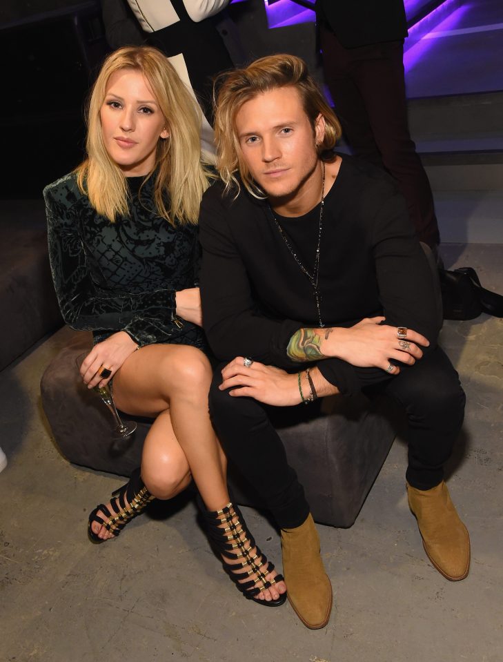  Dougie with his former flame, pop princess Ellie Goulding