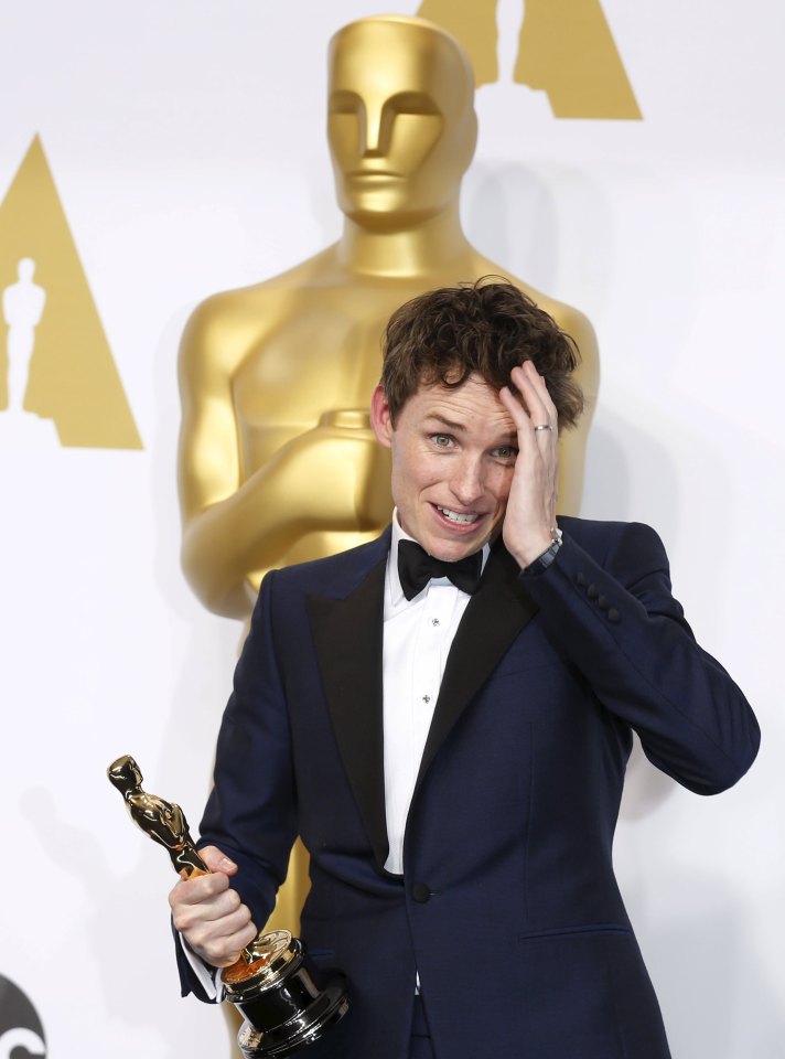 Eddie won an Oscar two months after getting married