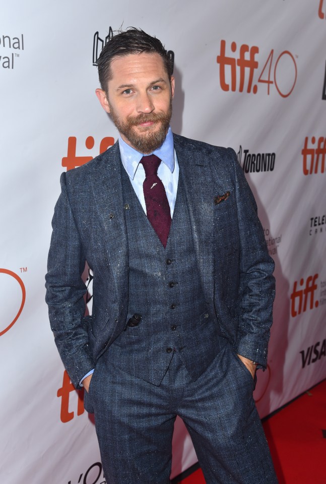  He faces tough competition from fellow British actor Tom Hardy