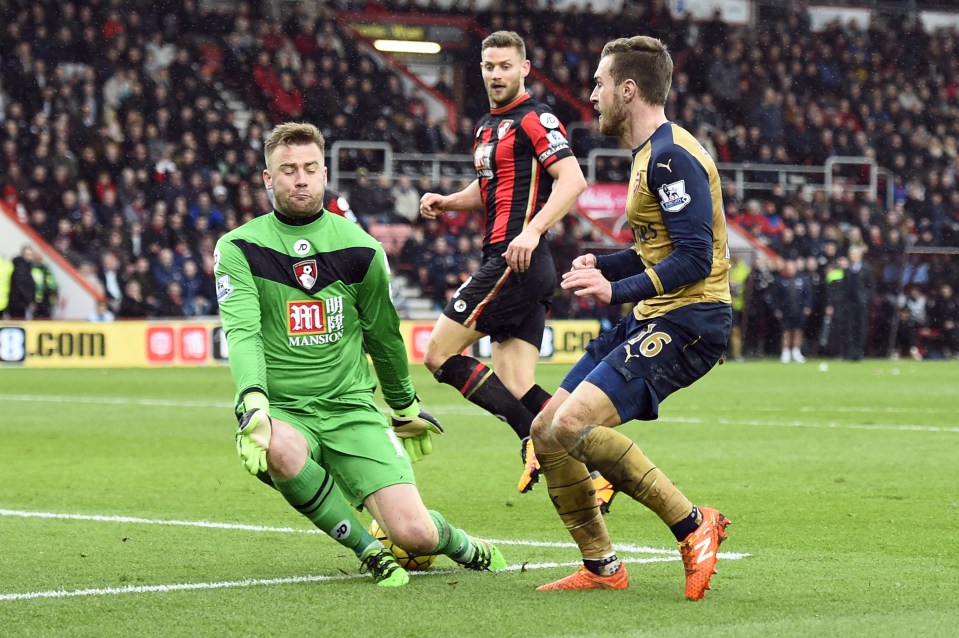  Goalkeeper Artur Boruc now plies his trade with Saints' rivals Bournemouth