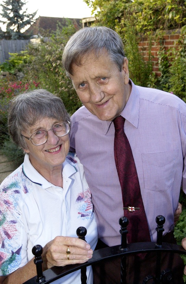 Edna Thompson (pictured left with late husband Fred) died eight days after being admitted to Maidstone Hospital with the trust issuing an apology