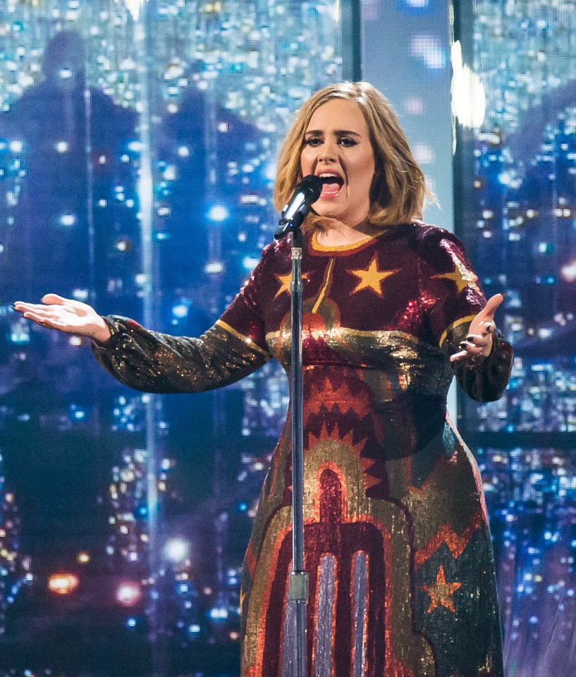  Popstar Adele is getting nervy ahead of her Glastonbury gig