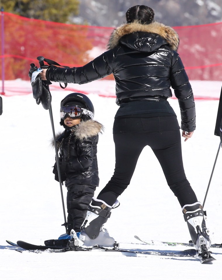  The best-dressed mum and daughter in showbiz even manage to coordinate on the slopes