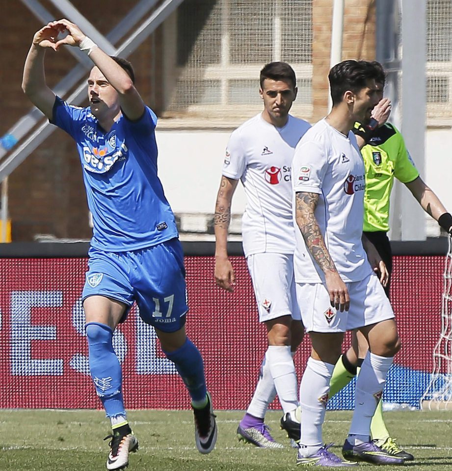  Anfield fans will hope to be seeing plenty of Zielinski's trademark goal celebration