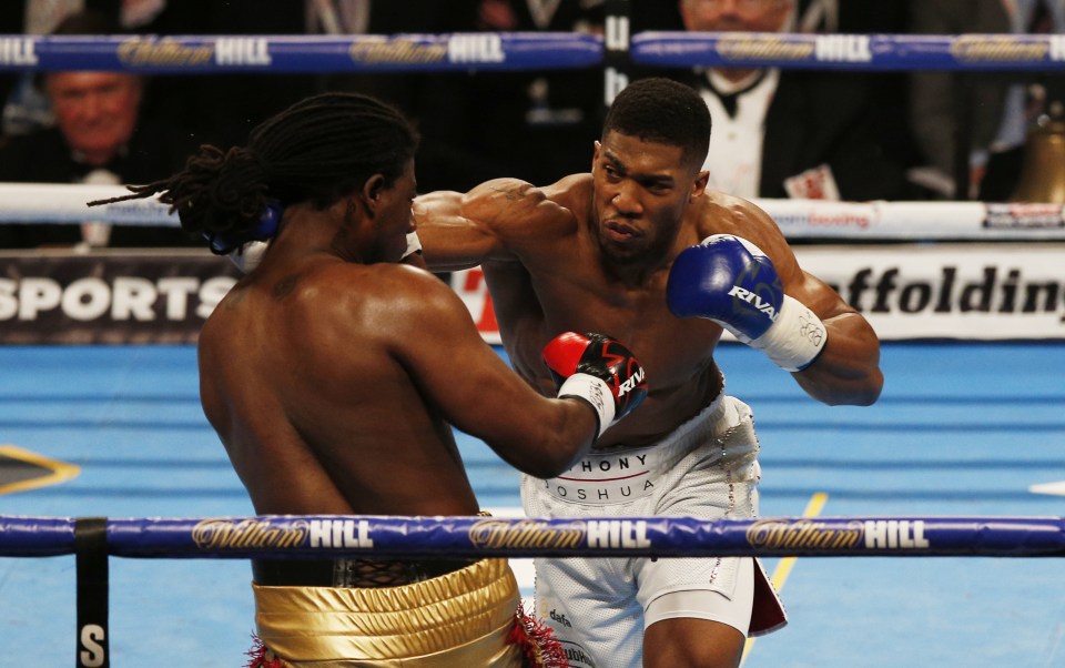 Anthony Joshua beats Charles Martin to be crowned IBF world heavyweight champion