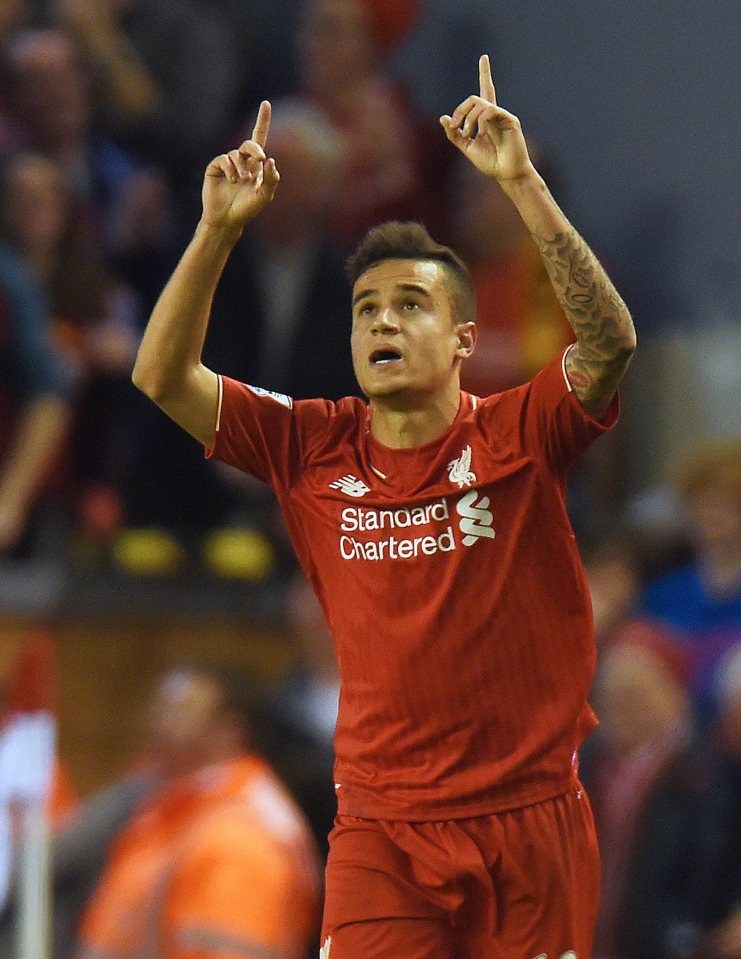  Midfielder Philippe Coutinho needs a fan in his room wherever he goes