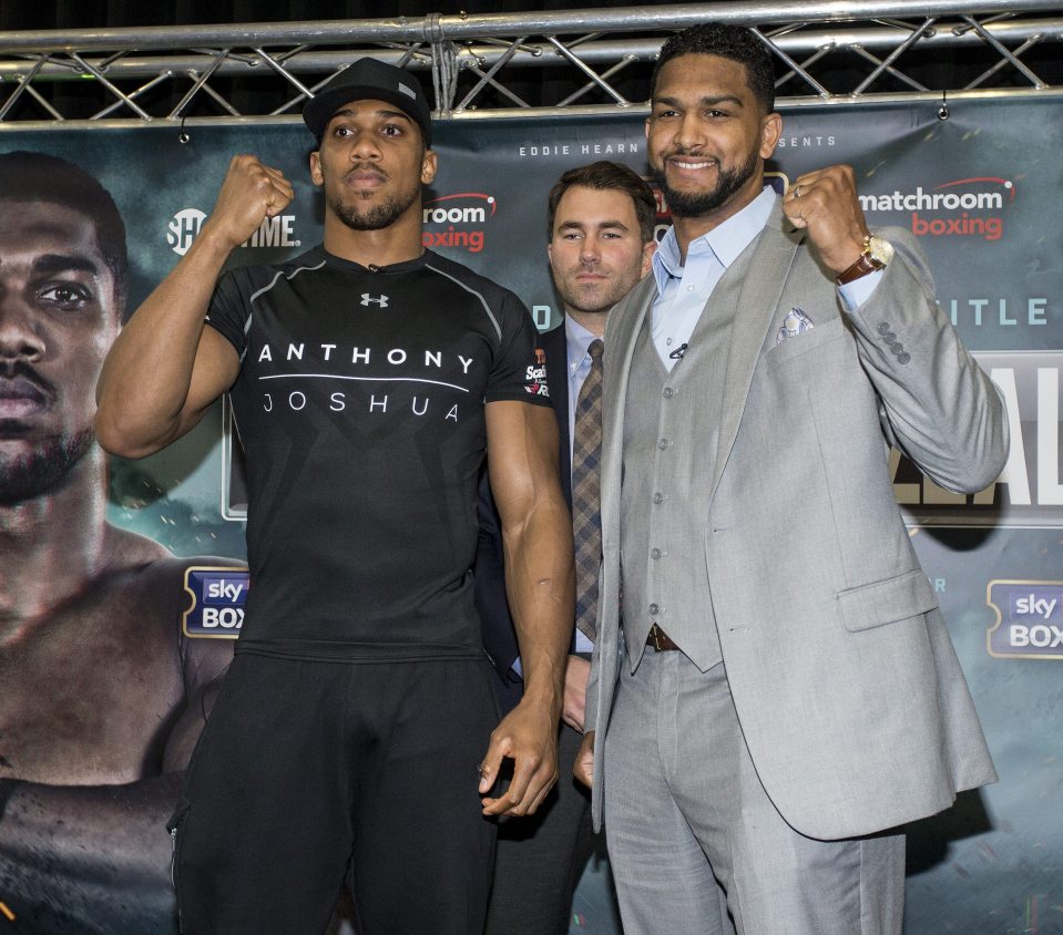 Anthony Joshua defends the IBF title against Dominic Breazeale at London's O2 Arena on Saturday