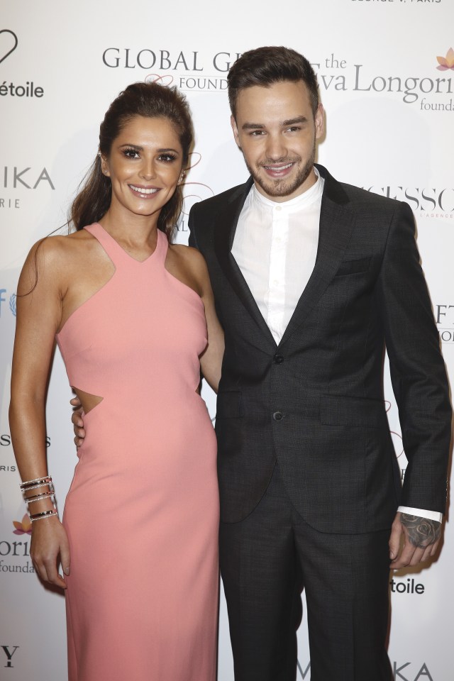  Cheryl and Liam made their red carpet debut at the Global Gift Gala in Paris