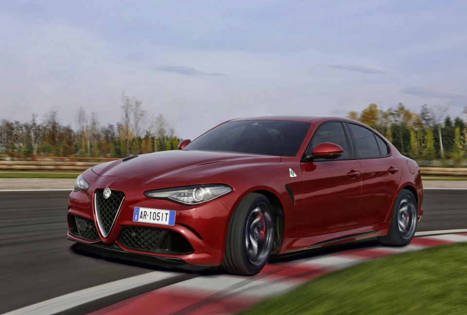  Poll position ... new Alfa Romeo Giulia Quadrifoglio ate up the miles