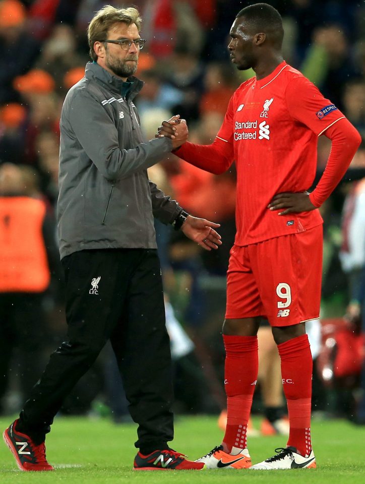  Jurgen Klopp and Christian Benteke...will the Liverpool manager  fancy the dangerous Belgian striker in 2016/17 after using him so sparingly last time around?