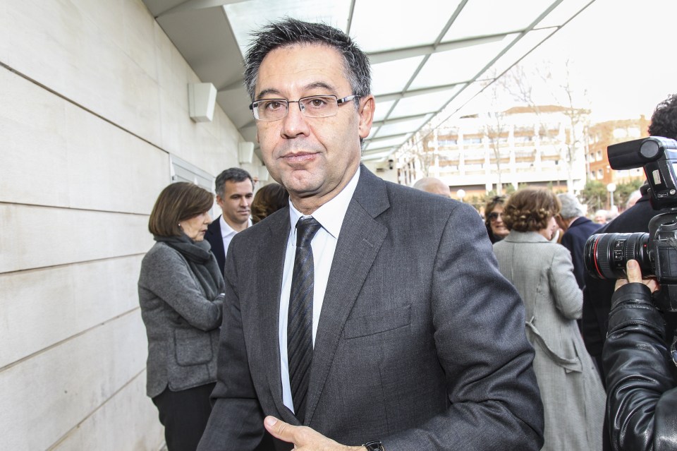  Barcelona president Josep Bartomeu has agreed a deal over unpaid taxes surrounding Neymar's 2013 signing from Brazilian club Santos