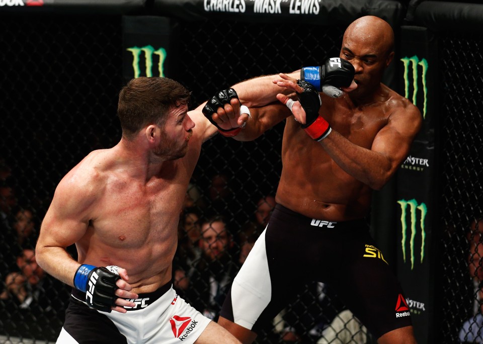  Slaying a legend: Bisping defeated the all-time great Anderson Silva in his previous bout