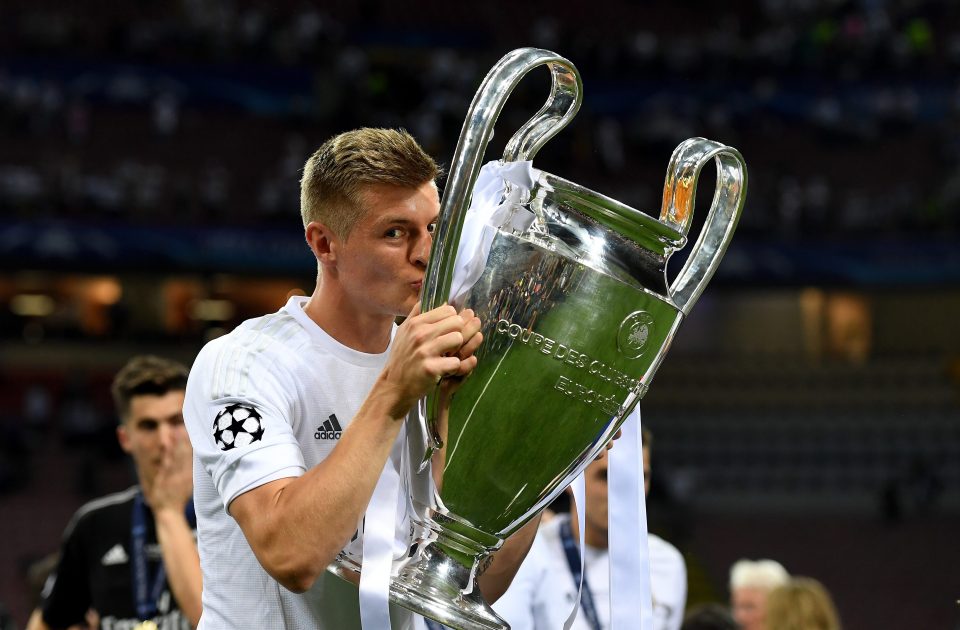  Toni Kroos celebrates winning an 11th Champions League for Real Madrid