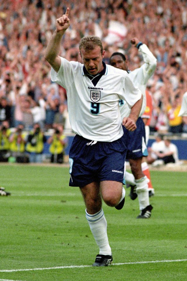  Alan Shearer nets in Euro 96 - the tournament when he came good for England