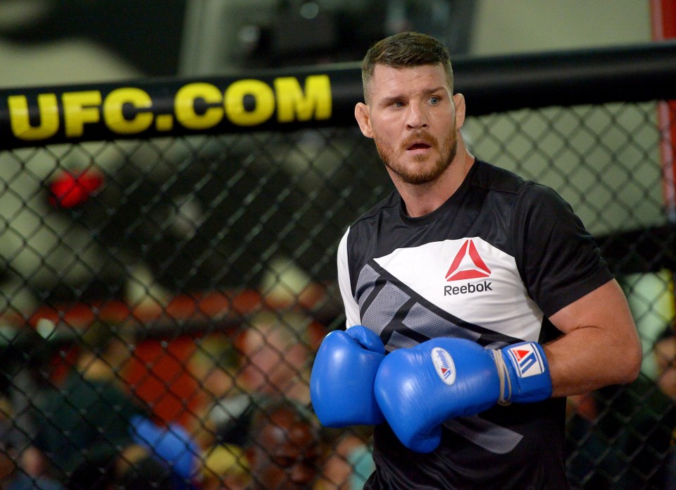  Confident of victory: Bisping says he has the tools to defeat Rockhold, despite coming in at short-notice