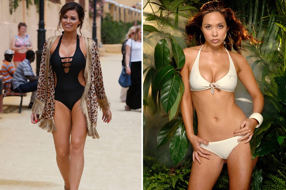  Jess said she'd give Myleene Klass a run for her bikini shower money if she went into the jungle