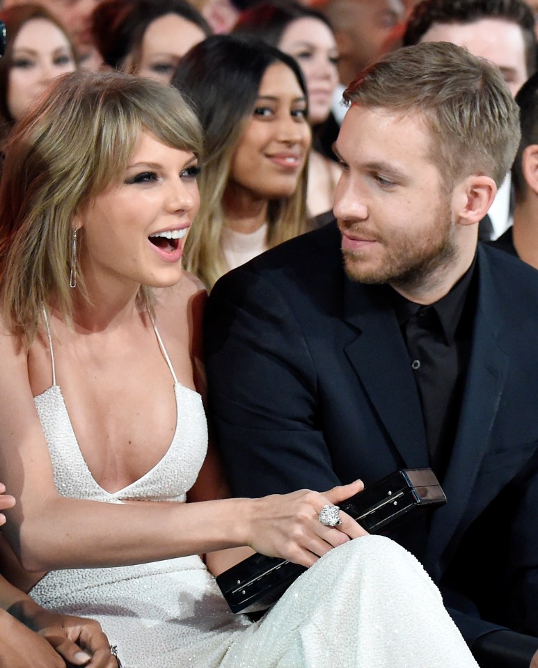 Taylor and Calvin in happier times