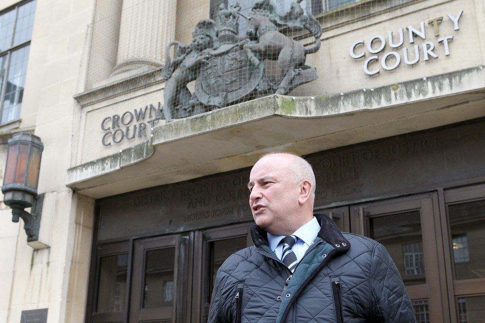 Malcolm Ruecroft, brother of Dr Graham Ruecroft spoke outside Oxford Crown Court