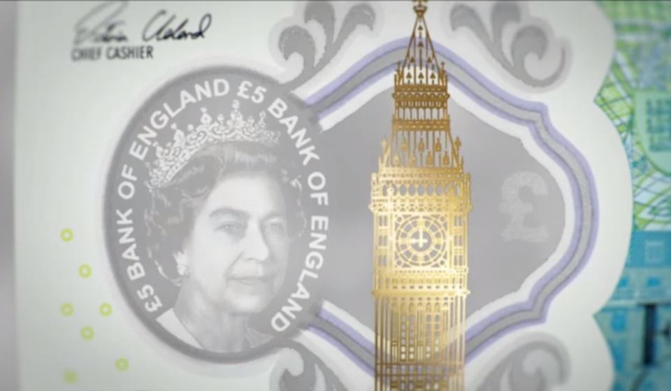  Check the see-through window and the portrait of the Queen