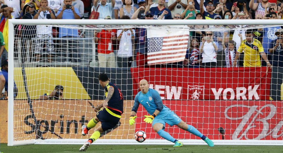 James Rodriguez penalty