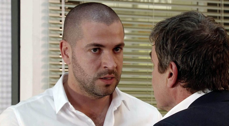  Shayne plays factory boss Aidan Connor in the ITV soap