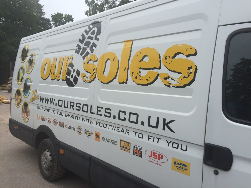  Van-tastic ... Safety footware firm Our Soles