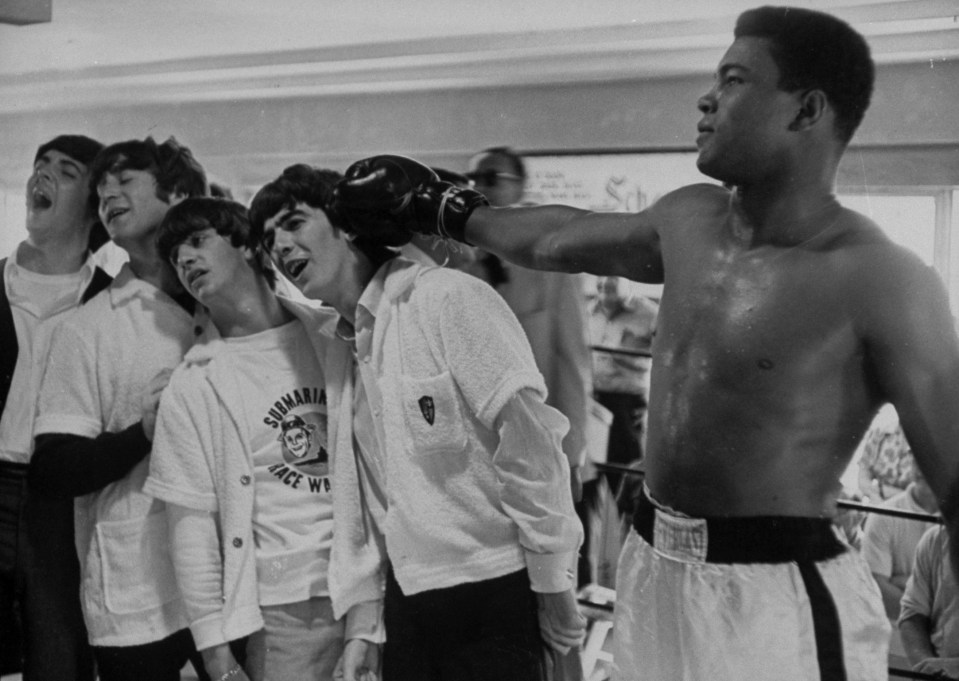  Knockout . . . Beatles legends pretended to be boxers in iconic snap