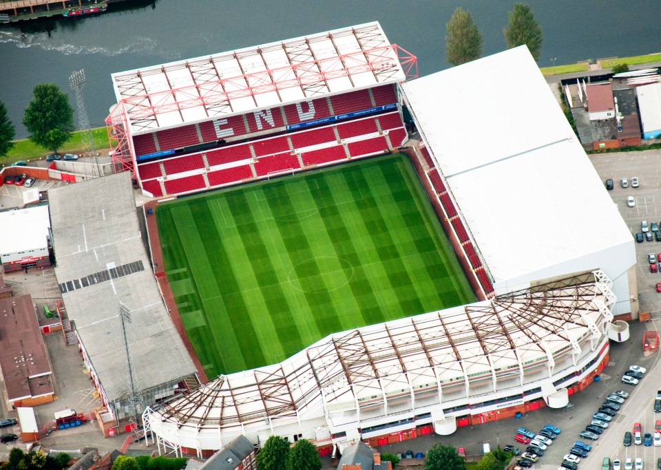 Nottingham Forest's City Ground, where the incident took place