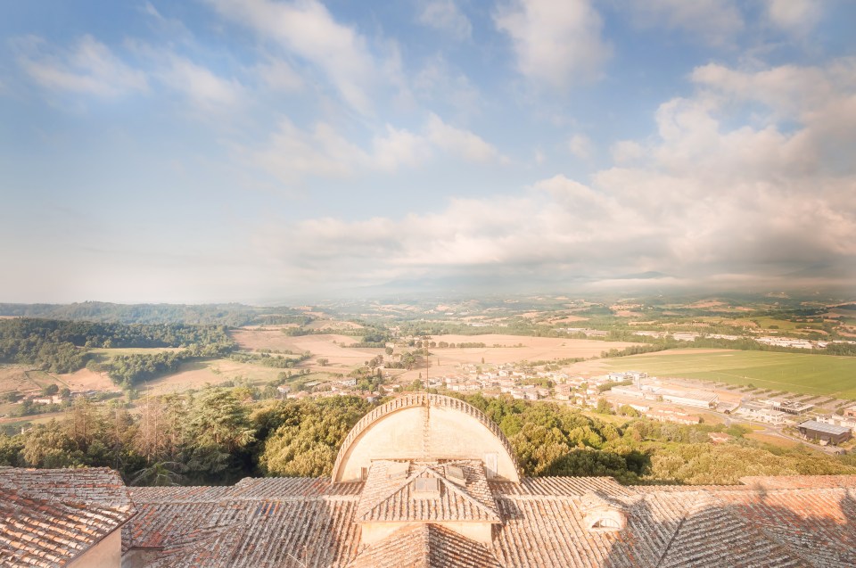 The property is tucked away in the hills of northern Italy