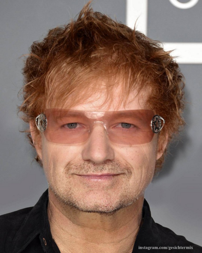 Bono and Ed Sheeran