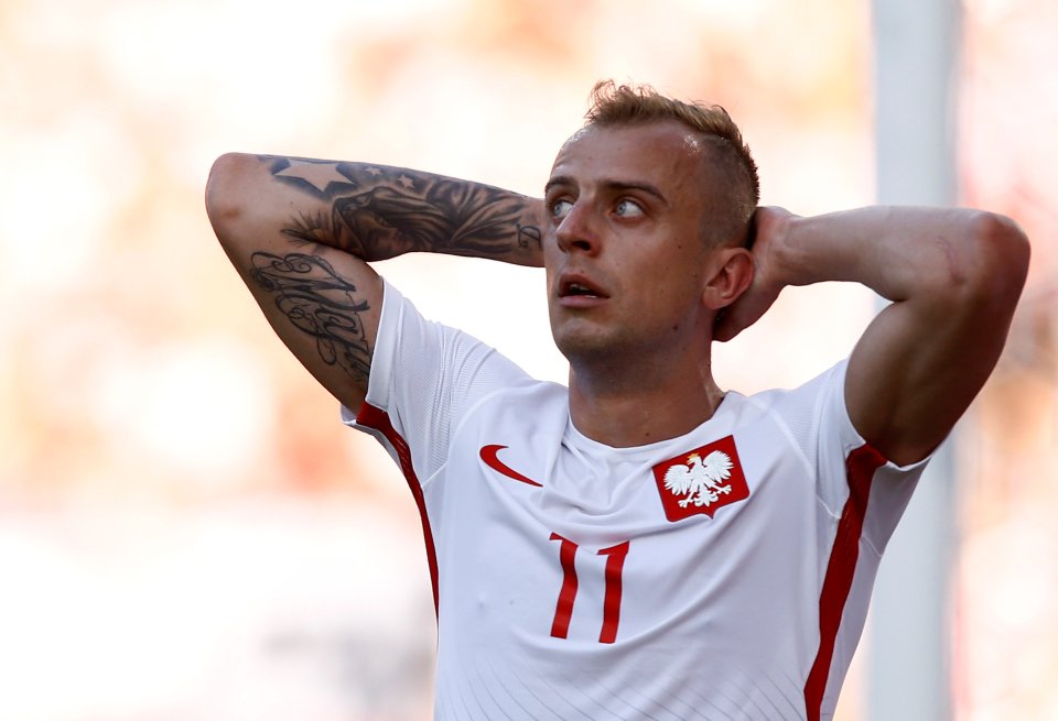  Polish winger Kamil Grosicki could swap France for Merseyside