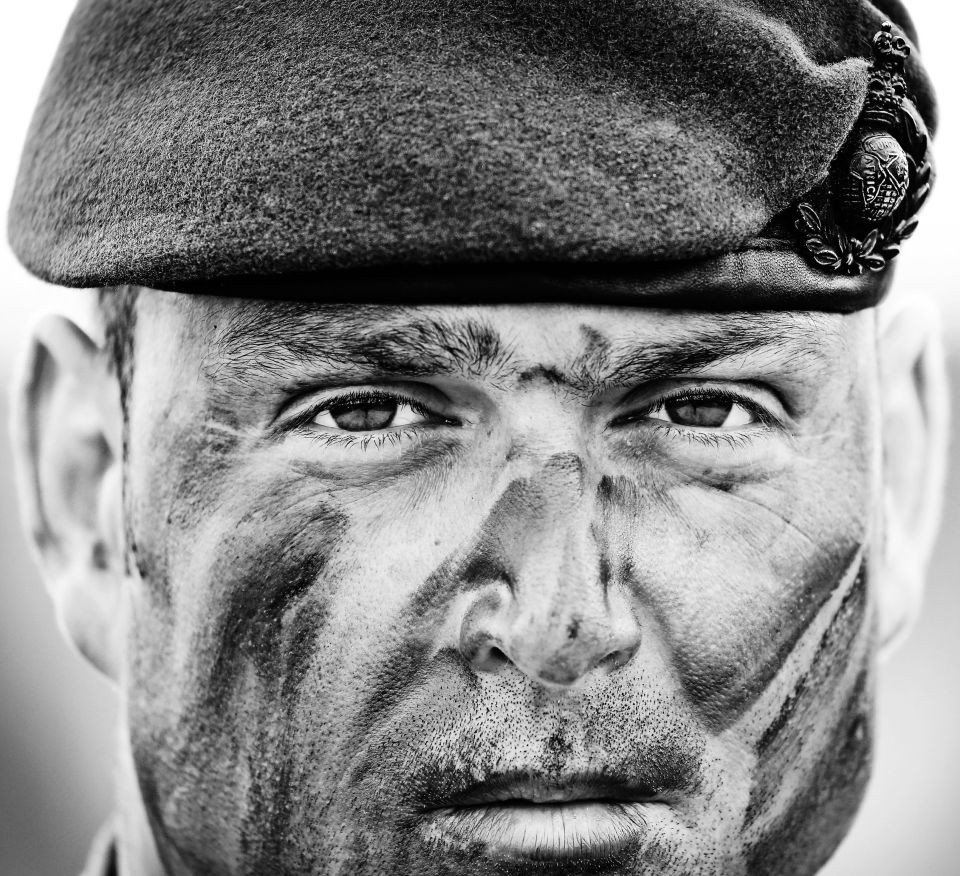 Sergeant Michael 'Taff' Francis of Alpha Company Fire Support Group during a green skills training exercise