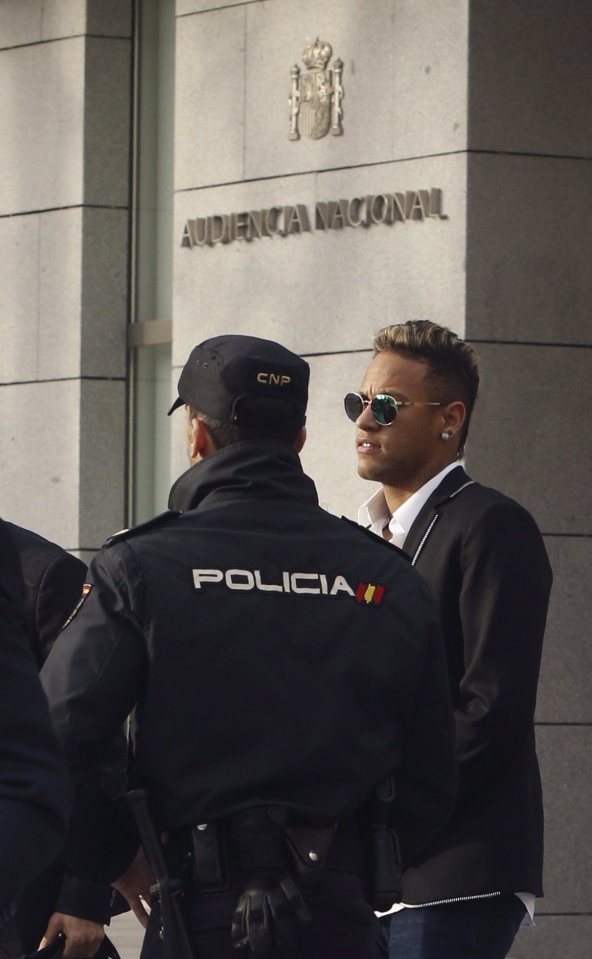  Neymar is being chased through the courts by authorities over unpaid taxes