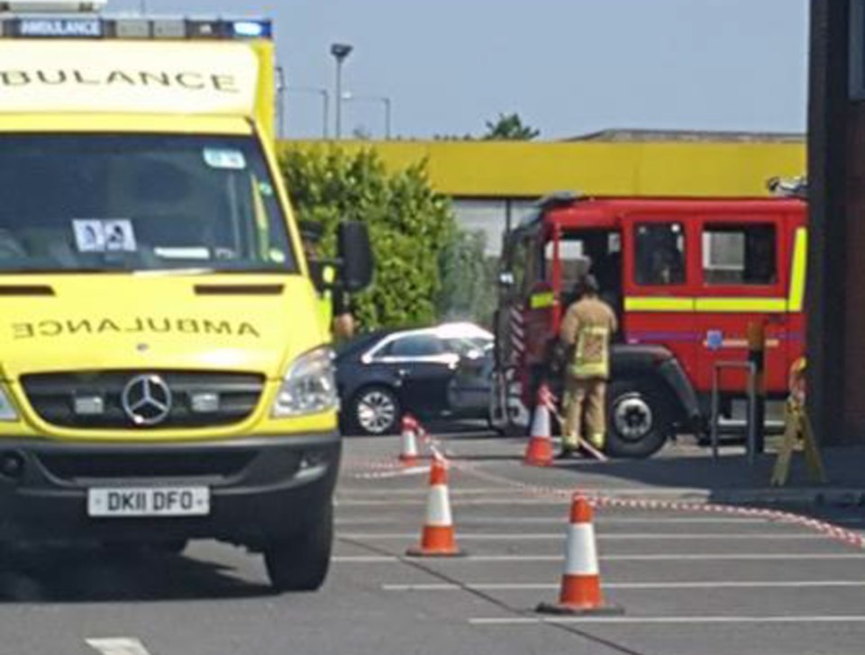  Emergency services rushed to the scene to help the battered gran who had lost a huge amount of blood