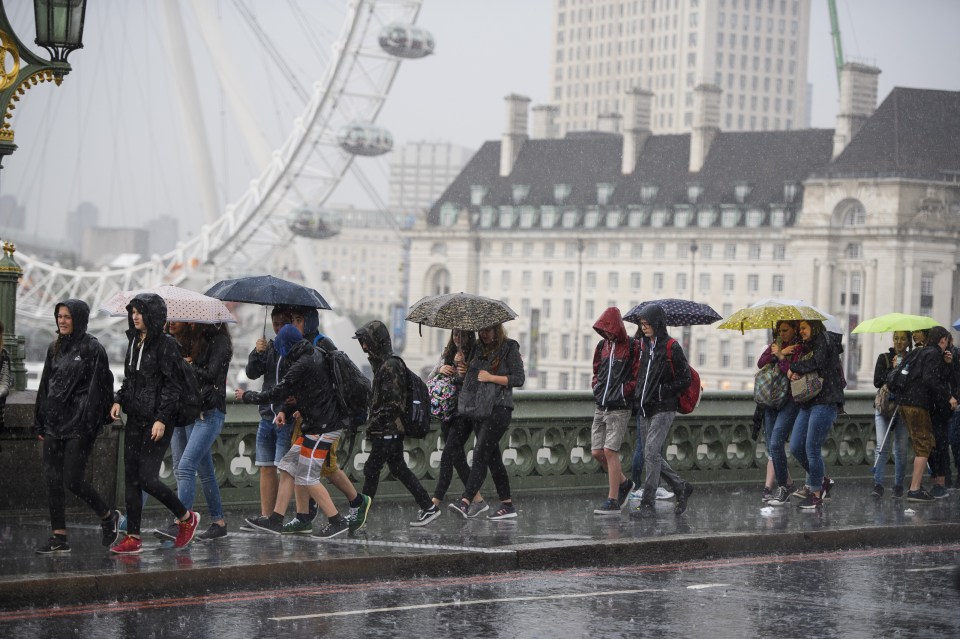 Rain in London