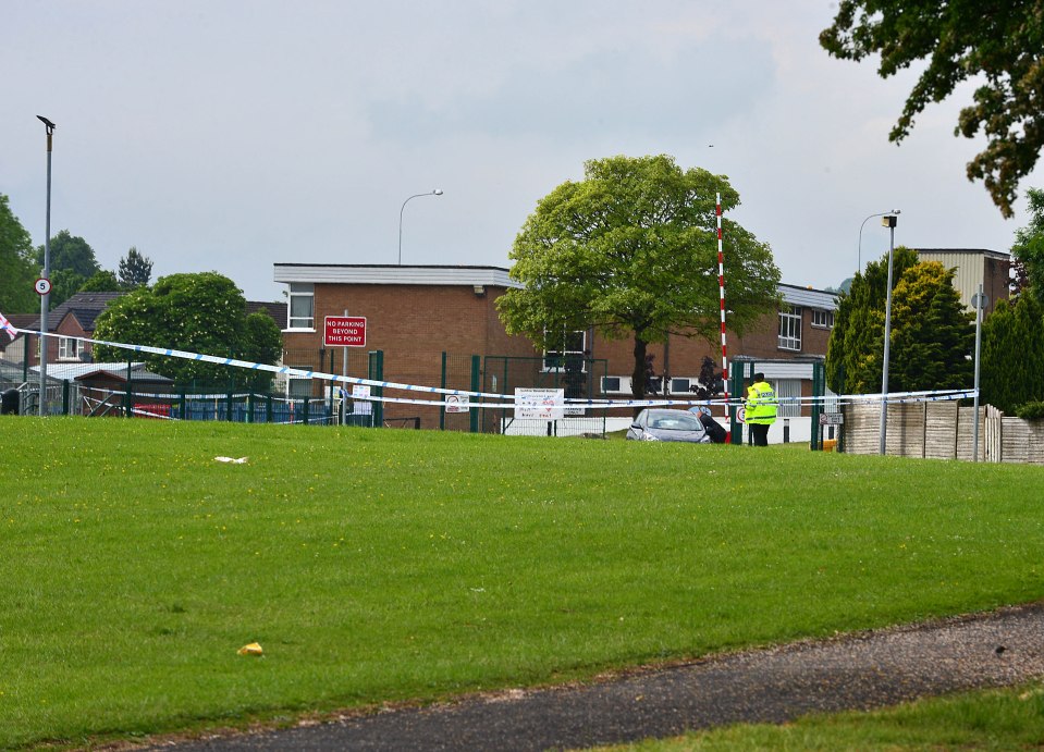 The two children were rushed to Belfast Children's Hospital suffering from burns injuries while their father was awaiting transfer to an intensive care unit