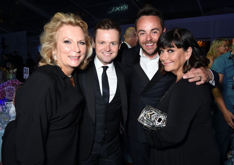 Two comedy duos together! The girls were joined by Ant and Dec