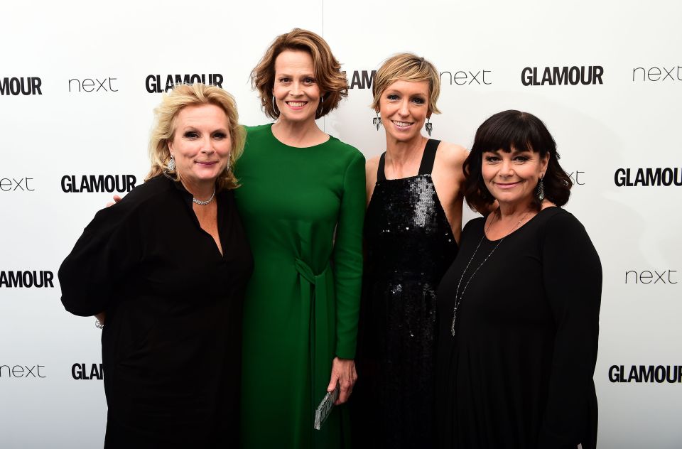 The comedy duo posed with lots of stars, including Sigourney Weaver 