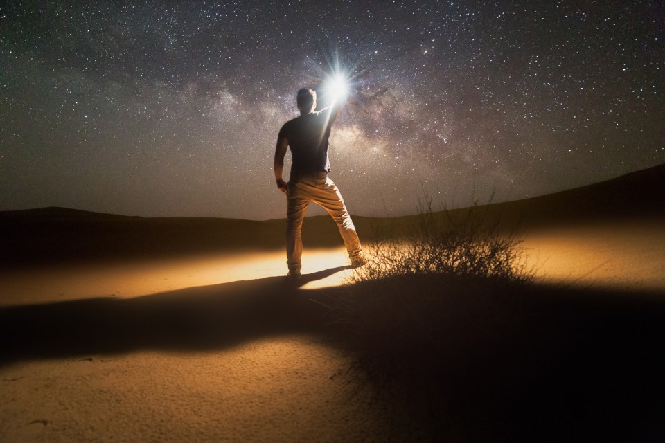 This light demonstrates how even a small amount of light can obscure thousands of stars in the sky