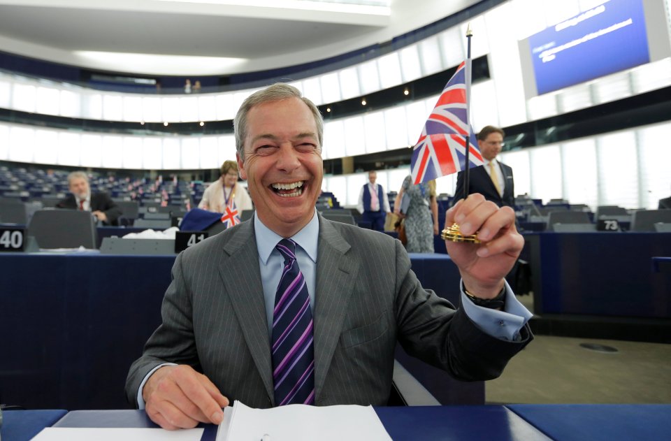 Ukip's Nigel Farage has grown in popularity with 3 per cent more Brits trusting him since the last EU referendum poll