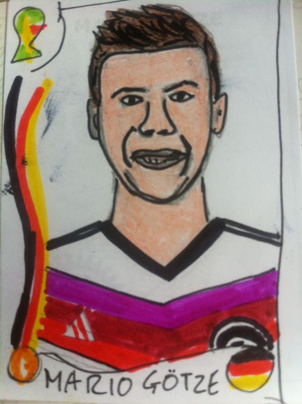  Germany's Mario Gotze