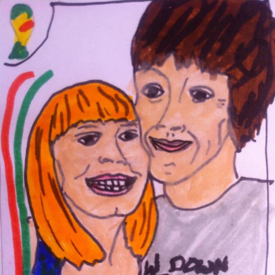  Sian and Alex have even added their self portraits to the collection