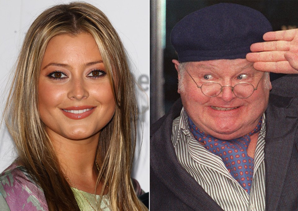 Holly Valance and Benny Hill