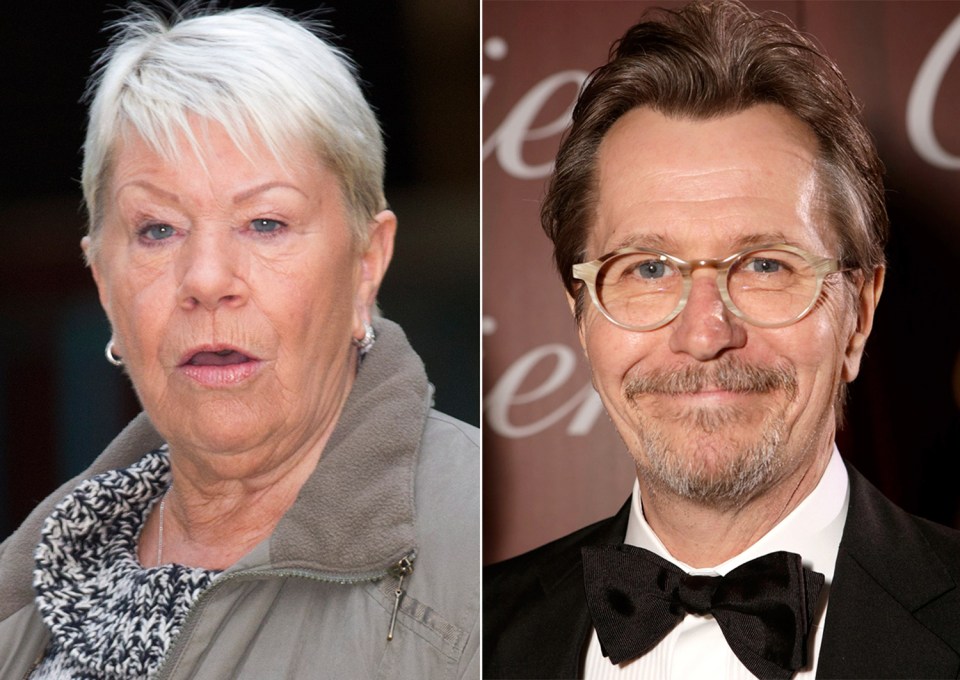 Laila Morse and Gary Oldman