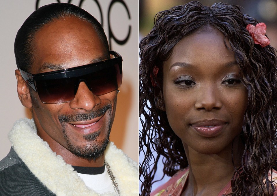 Snoop Dogg and Brandy 