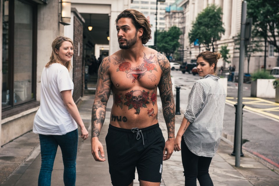 Tru TV tattoo Mario Falcone by numbers, South Bank, London, Britain - 08 Jun 2016