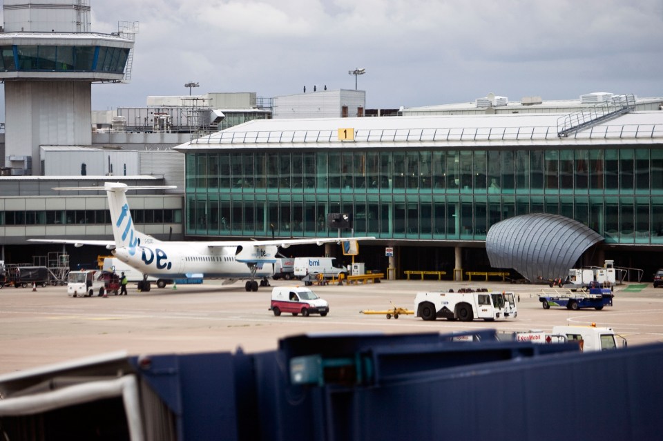 Emergency crews were waiting at the airport to get to the plane