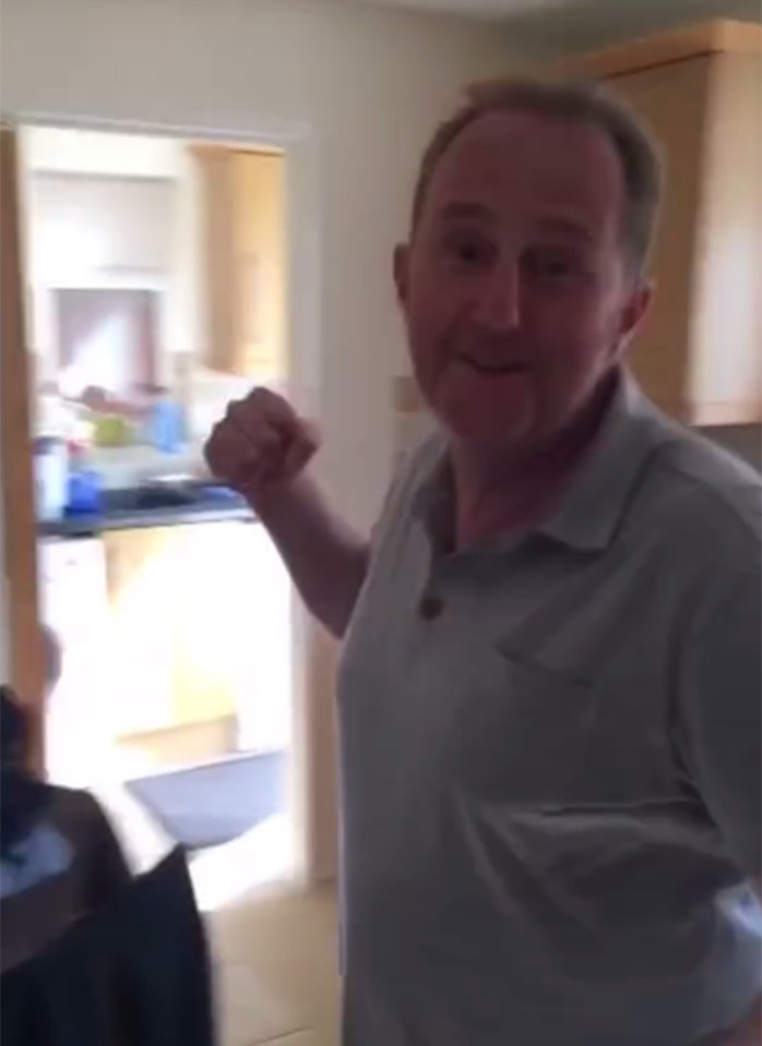 Tom Lloyd hilarious records his dad’s daily reactions as he shoots him 